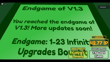 Finishing The Lime Upgrade Tree [V1.31]