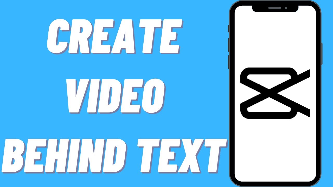 How To Create Video Behind Text Effect On CapCut - YouTube