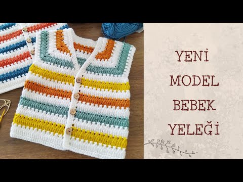 YEPYENİ TIĞ İŞİ BEBEK YELEĞİ MODELİ