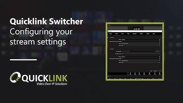 QuickLink StudioPro: Configuring your stream settings