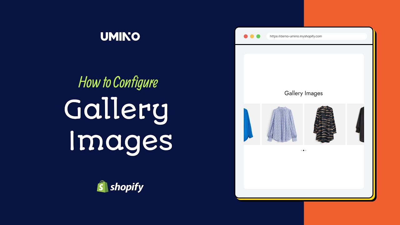 How to configure Gallery Images section - YouTube
