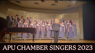 APU chamber singers 2023 (aka the coolest thing ive ever seen)
help my friends go on tour!!
https://fundraise.givesmart.com/vf/APUCSTOUR
program:
jubilate deo - giovanni gabrieli
felix mendelssohn - jauchzet dem herrn
anonymous - ave maria
jacob handl - ave maria
anton bruckner - ave maria
ecco mormorar londe - claudio menteverdi
ecco mormorar londe (world premier) - brian sidders
morten lauridsen - madrigali: six fire songs on italian renaissance poems (3. amor, io sento lalma)
morten lauridsen - les chansons des roses (2. contre qui, rose)
orlando gibbons - the silver swan
richard burchard - the silver swan
lydia adams - the mikmaq song
jesse benjamin jones - naye-e sin
marques L.A. garret - hold on!
giuseppe verdi - va, penisero (from nabucco)
eric whitacre - lux aurumque
♬♩♪♩
BUY MY MUSIC: laurenbiggsmusic.com
MY LINKS: https://solo.to/laureliamadeus
BUY ME A COFFEE:
https://ko-fi.com/laureliamadeus
♬♩♪♩ APU chamber singers 2023 (aka the coolest thing ive ever seen)