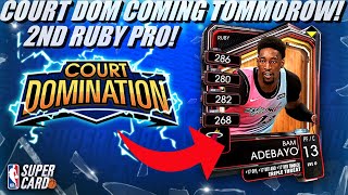 Famous COURT DOMINATION COMING TOMMOROW! 4 RUBY PULLS! 2ND RUBY PRO! | NBA SUPERCARD | Wealth