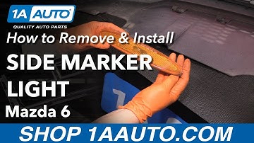 How to Replace Side Marker Light 03-08 Mazda 6