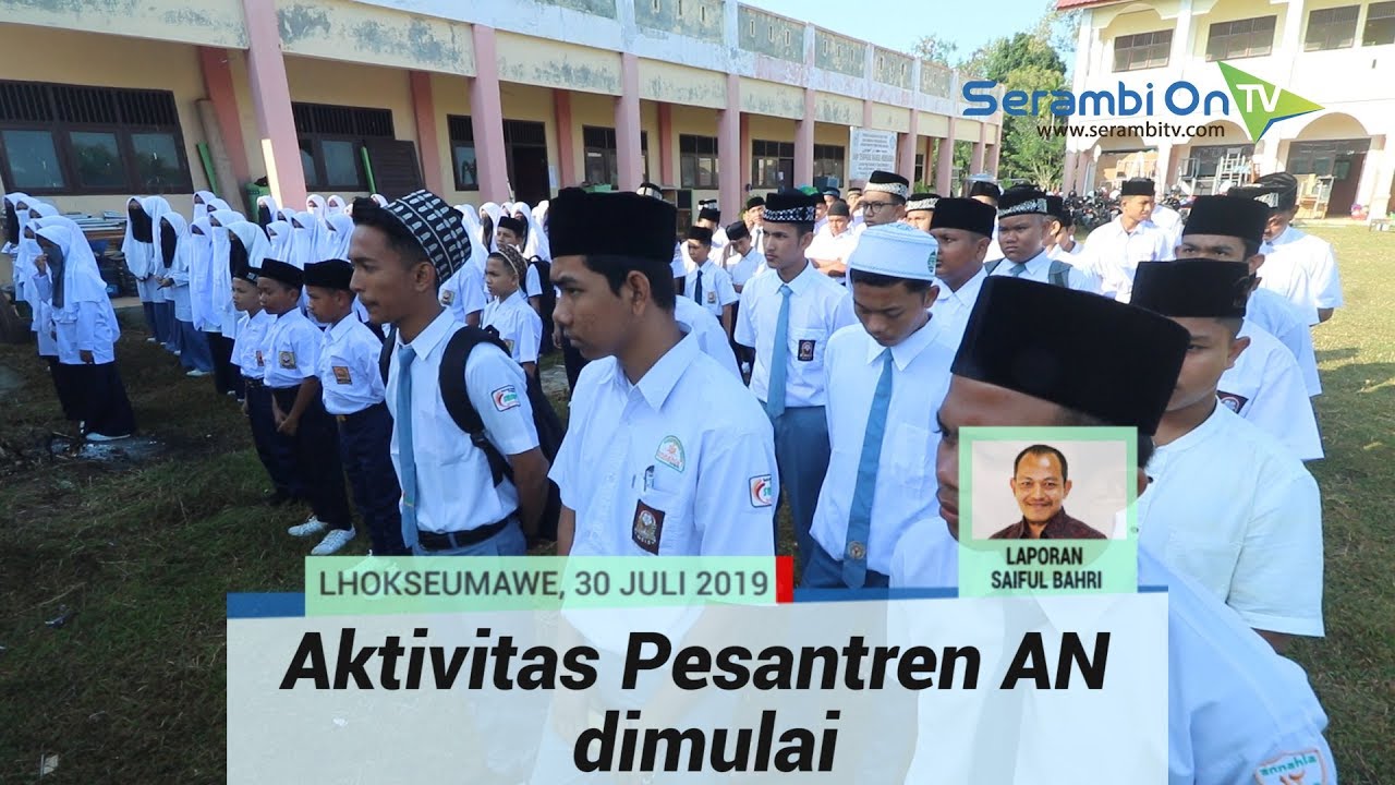 Aktivitas Pesantren AN Dimulai, Santriwati Diwajibkan Bercadar - YouTube