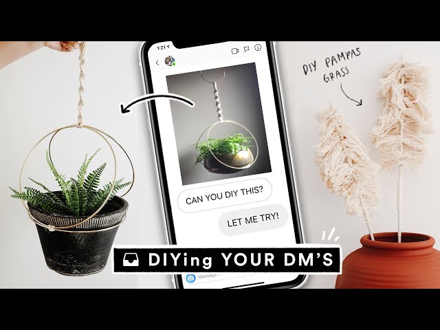 Creating DIY’s You DM’d Me - Aesthetic + Easy Room Decor Ideas!