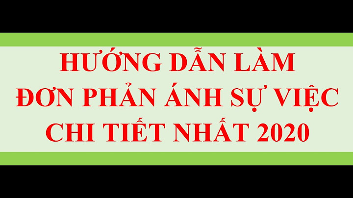 Hướng dẫn đơn thư phản ánh trong ngành giáo dục