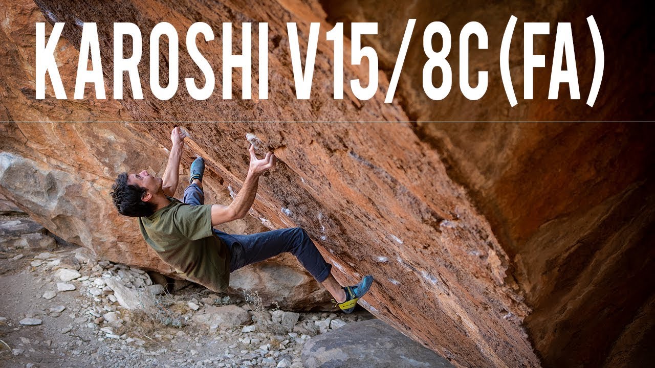 Karoshi, V15/8C First Ascent Hueco Tanks YouTube