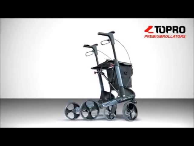 Rollator portátil y plegable Topro Troja 2G para alquilar