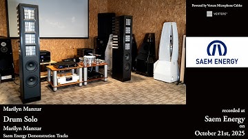 Marilyn Manzur - Drum Solo | Piega MLS2 Gen 2 , Electrocompaniet AW800M / EC4.8MKII , MBL 1611F