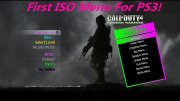 COD4 ISO Mod Menu MYTEN V1 by Smokey xKoVx (ISO/PS3)