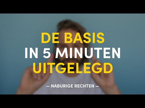 De basis uitgelegd in 5 minuten | NABURIGE RECHTEN