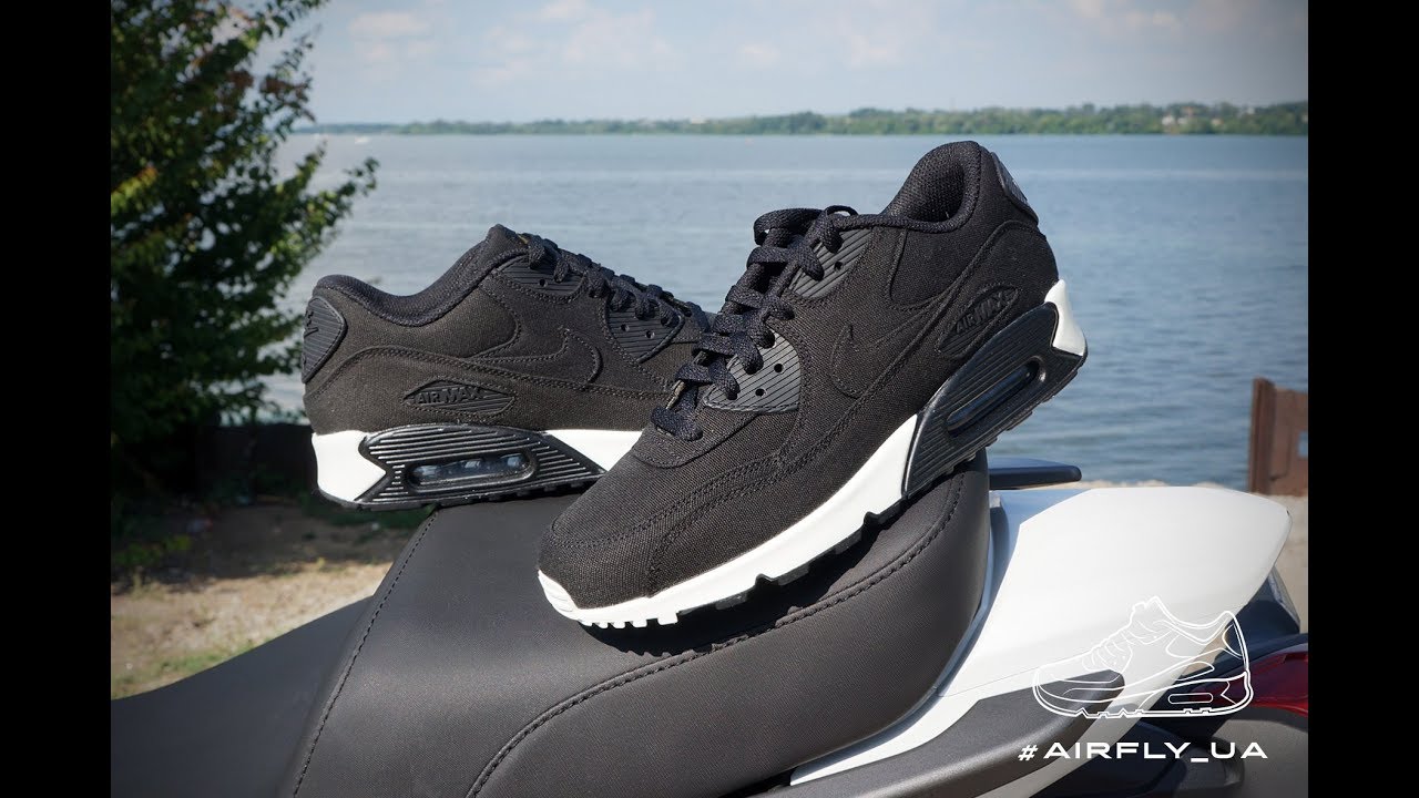 nike air max 90 txt black