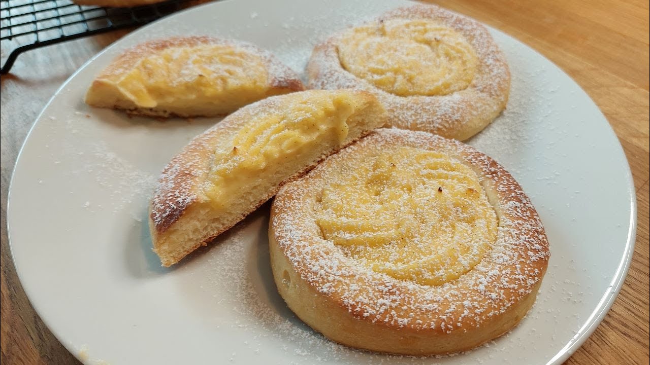 Leckere Pudding Teilchen / Delicious pudding particles