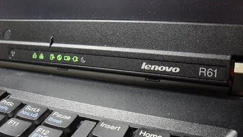 Setting Up the Lenovo ThinkPad R61
