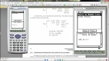 ClassPad - Matriz de Rigidez Condensada - By SaheP Perú, Int..mp4
