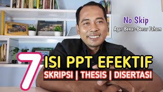 PPT SIDANG SKRIPSI EFEKTIF | THESIS | DISERTASI PRESENTASI