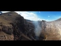Vista del cráter del volcán Masaya en 360 grados