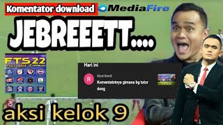 Tutorial edit video FTS MOD komentator Indonesia bung jebreet   download komentator