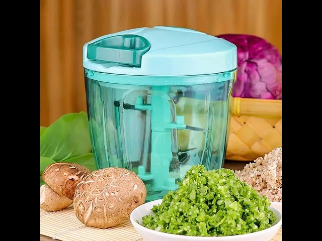 Brieftons Food Chopper: Manual Vegetable Chopper Demo 