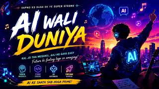 ✨ AI ke saath sapno ki nayi udaan 🚀Music + Technology = Future Vibes 💙🎧