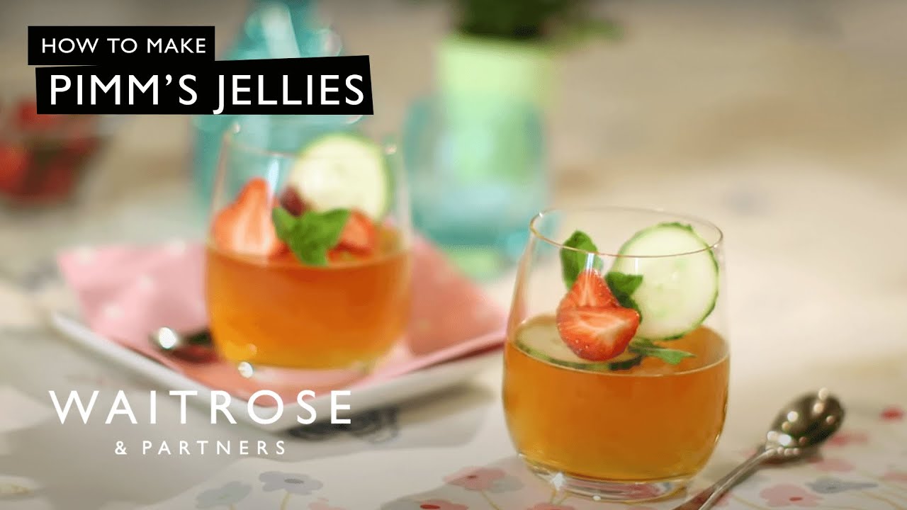 How To Make Pimm's Jellies Waitrose YouTube
