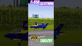 【超絶技巧】✅　F-35Bがブルーエンジェルス仕様でVTOL離陸！垂直に浮かび上がる最新鋭ステルス機【フライトシミュレーター】ラジコン　飛行機　ジェット　2026年5月18日