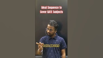 Ideal Sequence to Cover GATE Subjects #gate #cse #igate #bhilai