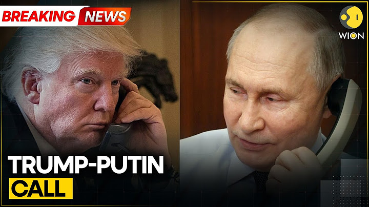 BREAKING | Trump-Putin Hold Hour Long Telephonic Talks, Ukraine On The Agenda | World News | WION