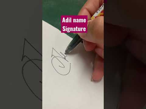 Adil Signature Style On Demand Shorts Viral Signatureshub Whatsappstatus Adil Style 