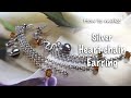 Silver Heart earring | Jewelry Making | Handmade Jewelry | How to make Earring | 핸드메이드 쥬얼리 | 실버 귀고리