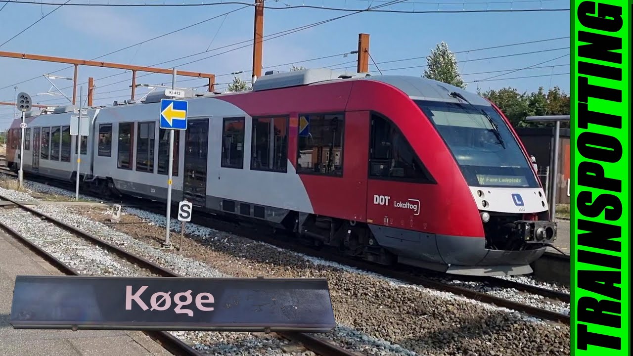 Tog på Køge station i 2021 Del 1