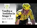 EXPLOSIVE WIN! 👏 | Vuelta a Andalucia Ruta Ciclista Del Sol Stage 5 Final KM's | TNT Sports Cycling