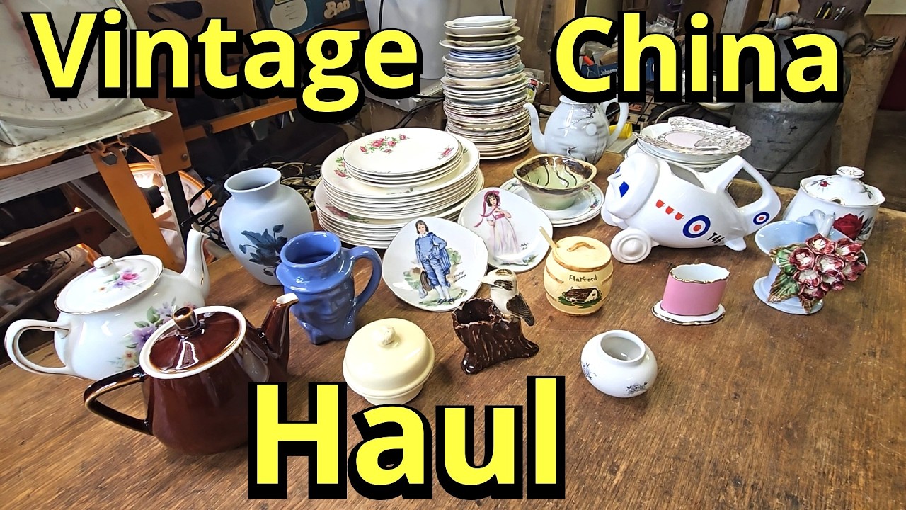 【happiest】　2A259　古道具　古家具 happiest】 2A259 古道具 古家具 Unboxing 2 lots of Vintage China