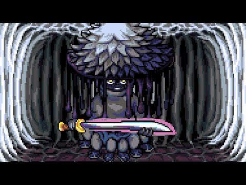 Swordmaster Comatus the Secluded Shroom Superboss in Look Outside