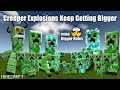 Creeper Explosions Bigger Than Nuclear Bomb in Minecraft