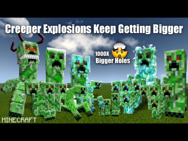 Exploding Minecraft Creeper Alka Seltzer Rockets