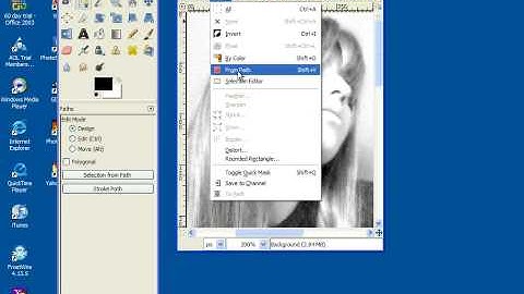 GIMP-Change Hair Color