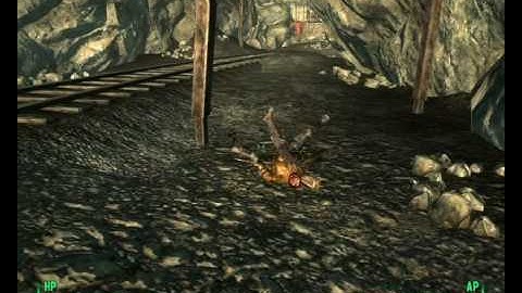 Fallout 3 - Breakdancing Corpse glitch