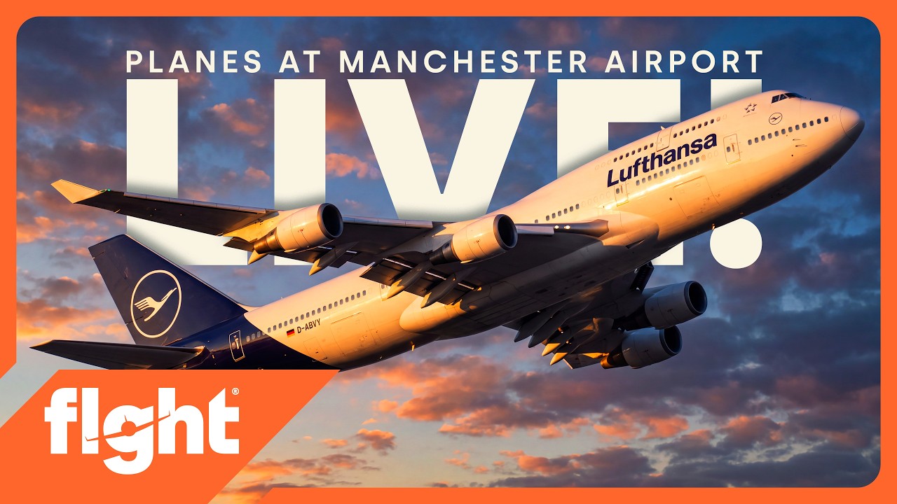 747 departure, A380, PIA 777 & Evening Jets! 🧡 Manchester Airport LIVE