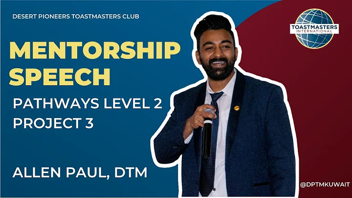 TM Allen - Mentorship Speech - Pathways Level 2 Project 3