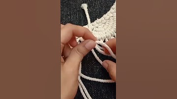 Easy Mirror Mandala #diy #macrame #viral