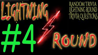 LIGHTNING ROUND #4 - random trivia lightning round questions! ( ROAD TRIpVIA- Episode 831 )