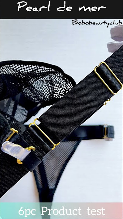 Pearl de Mer - Black mesh Lingerie