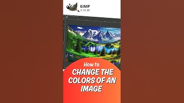 How To Change The Colors Of An Image In GIMP.