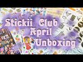 Stickii Club || April Unboxing || Pop and Retro Packs