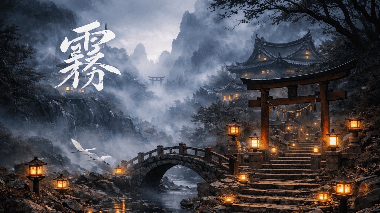 Silent Mist Over the Sacred Valley — Japanese Zen Ambient Music 霧