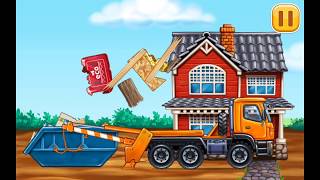 How to build a house by trucks 2 | Truck game for kids Gameplay walkthrough | BuddyFun screenshot 4