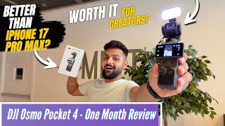 I Bought DJI Osmo Pocket 4 for Content Creation - Can This Replace my iPhone 17 Pro Max?