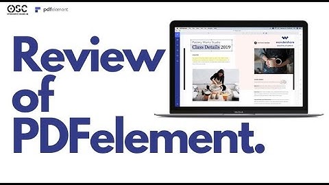 How to create, edit, convert, comment and lot more a PDF file with Wondershare PDFelement